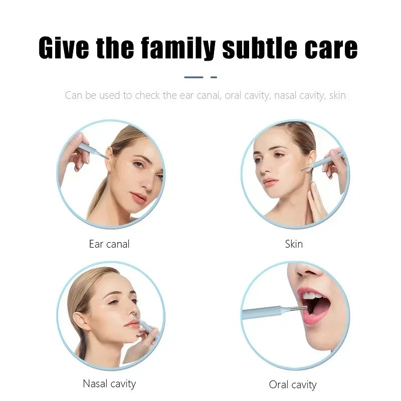 Cámara visual para auriculares WIFI HD1080P de 4,2 MM, auriculares, cuchara para auriculares, endoscopio inalámbrico, cera limpia