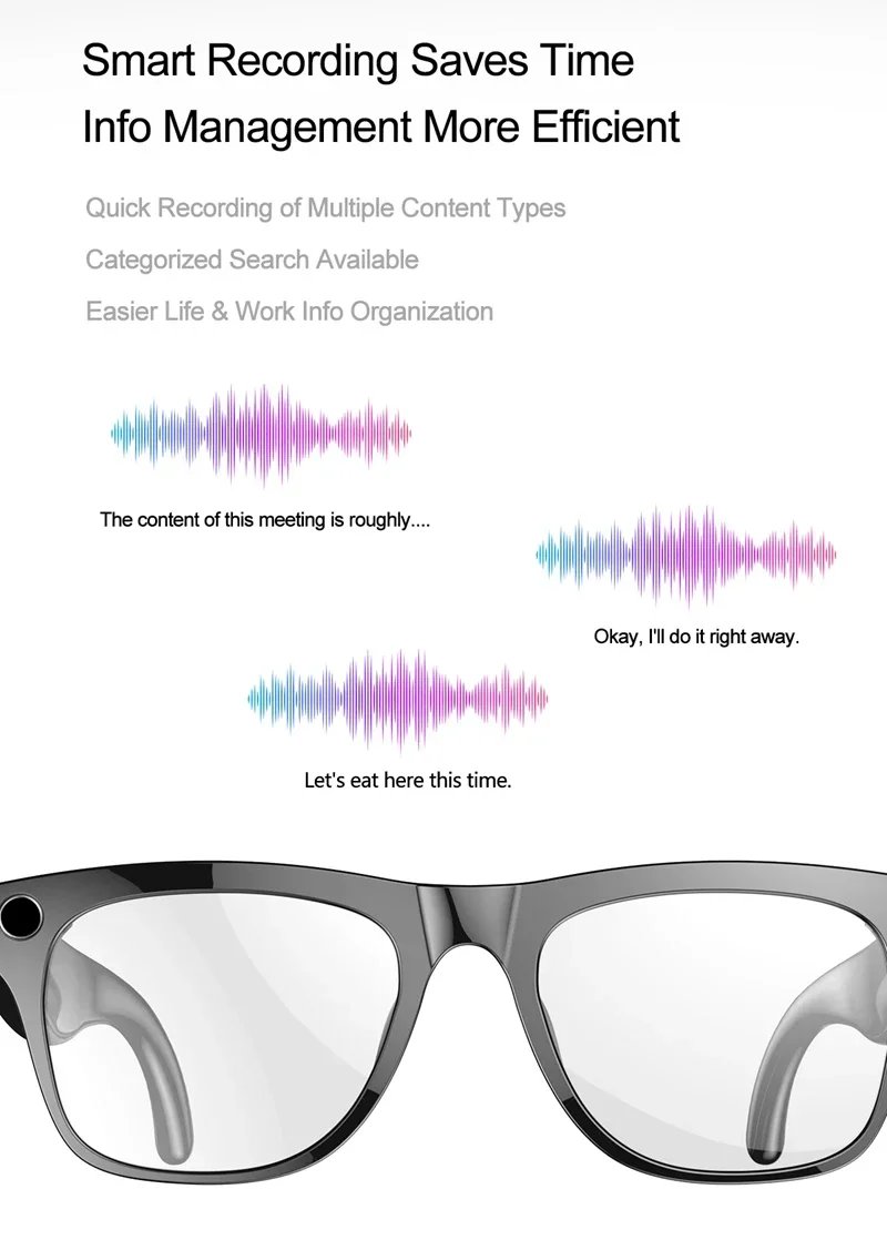 Gafas con Cámara HD 6K e IA, 800MP, Fotocromáticas, Multifuncionales, Inteligentes, con Bluetooth, Llamadas, Fotos, Video, ChatGPT, Música y Traducción