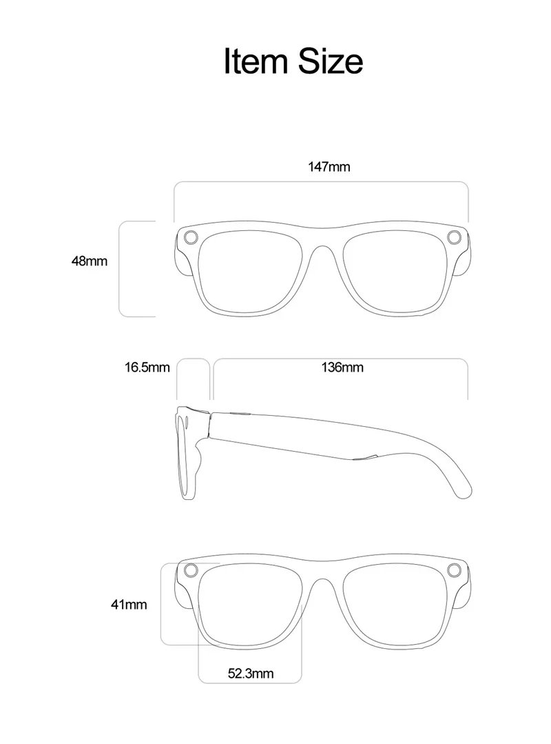 Gafas con Cámara HD 6K e IA, 800MP, Fotocromáticas, Multifuncionales, Inteligentes, con Bluetooth, Llamadas, Fotos, Video, ChatGPT, Música y Traducción