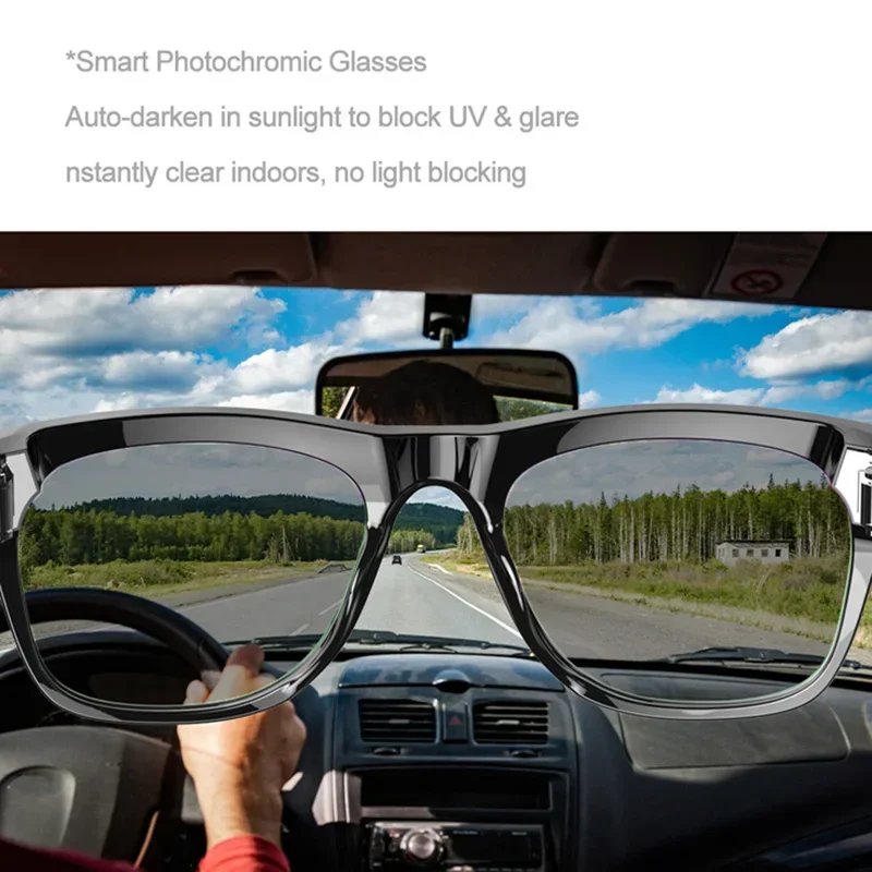 Gafas con Cámara HD 6K e IA, 800MP, Fotocromáticas, Multifuncionales, Inteligentes, con Bluetooth, Llamadas, Fotos, Video, ChatGPT, Música y Traducción