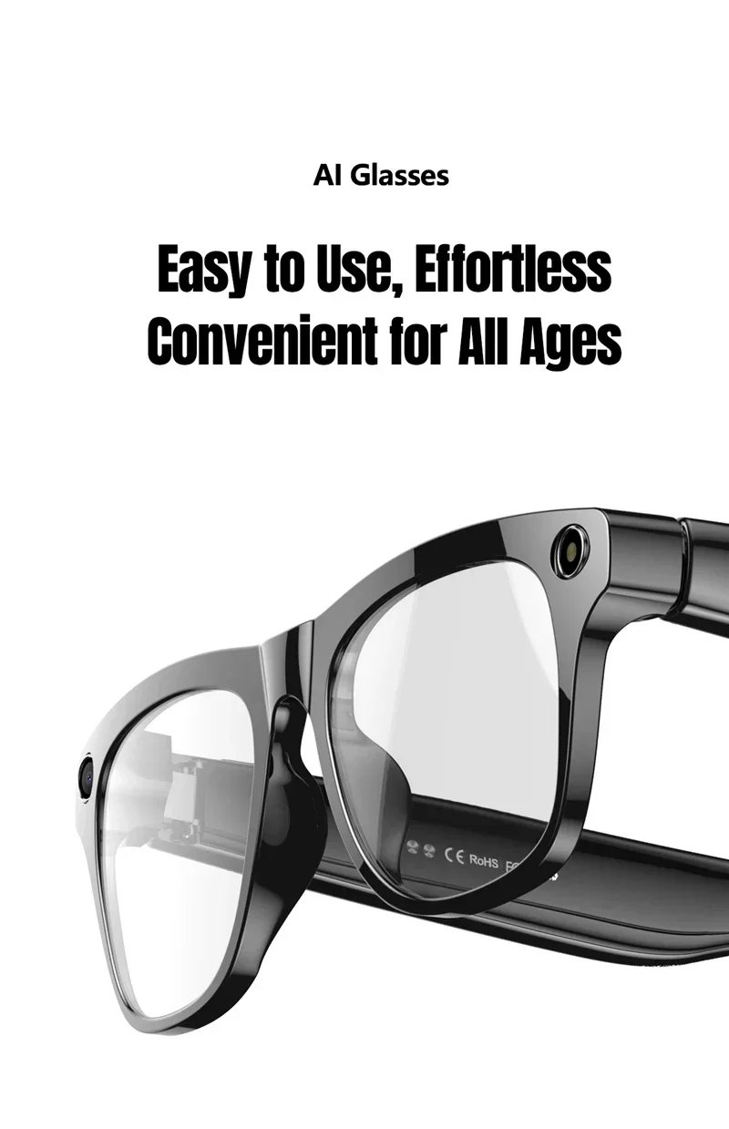 Gafas con Cámara HD 6K e IA, 800MP, Fotocromáticas, Multifuncionales, Inteligentes, con Bluetooth, Llamadas, Fotos, Video, ChatGPT, Música y Traducción