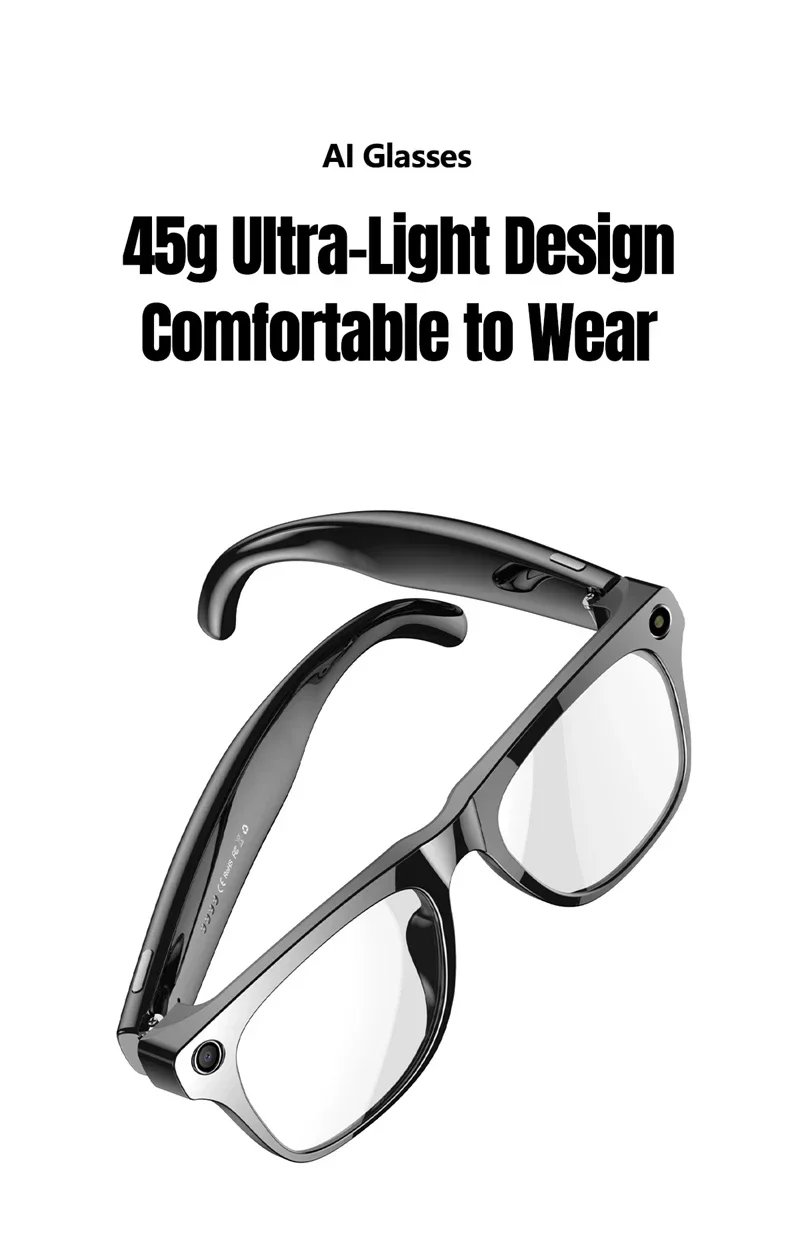 Gafas con Cámara HD 6K e IA, 800MP, Fotocromáticas, Multifuncionales, Inteligentes, con Bluetooth, Llamadas, Fotos, Video, ChatGPT, Música y Traducción