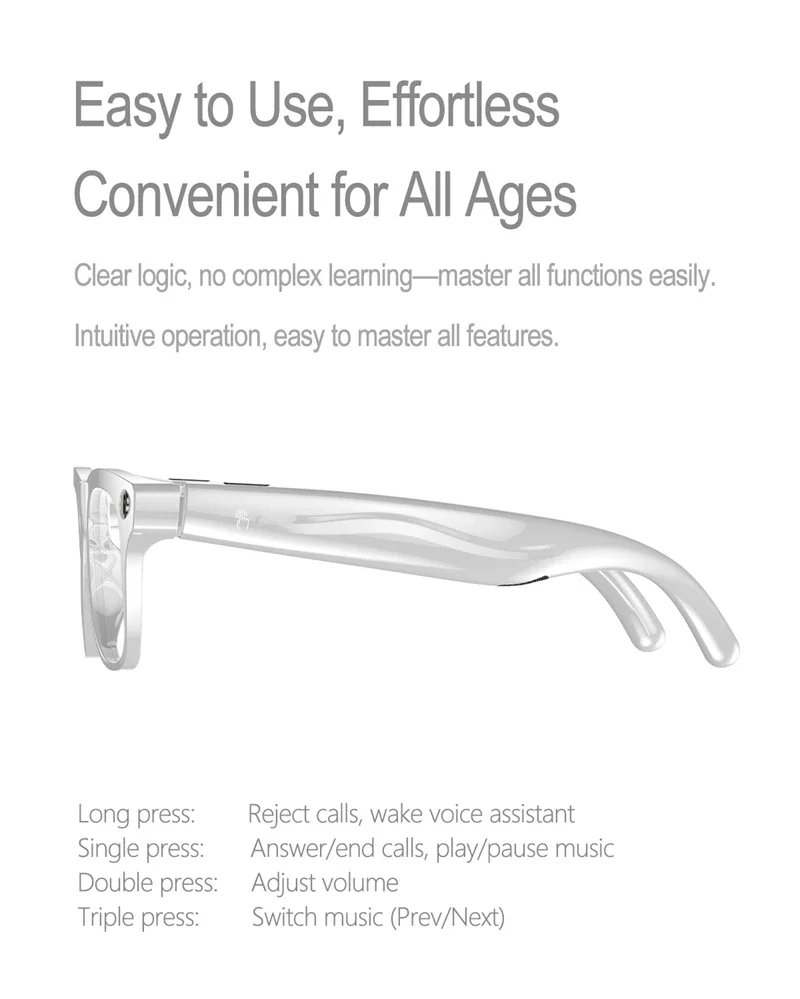 Gafas con Cámara HD 6K e IA, 800MP, Fotocromáticas, Multifuncionales, Inteligentes, con Bluetooth, Llamadas, Fotos, Video, ChatGPT, Música y Traducción