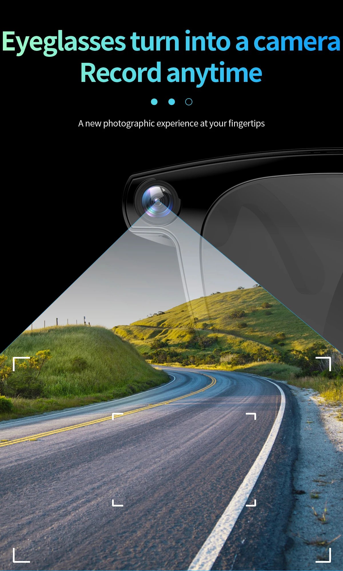 Gafas AI inteligentes 2 en 1 4K, 800W píxeles, cámara de disparo AI, foto HD, vídeo, traducción de llamadas de voz, gafas AI Bluetooth impermeables