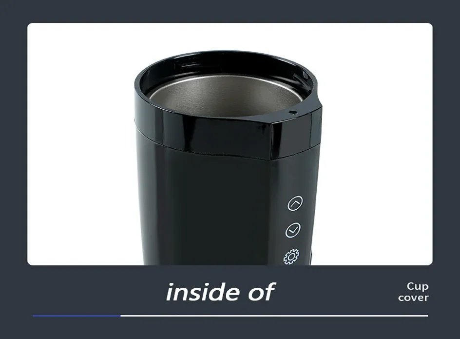Calentador de agua para automóvil - Taza aislada con pantalla digital inteligente de 12 V/24 V, Hervidor eléctrico universal para vehículos