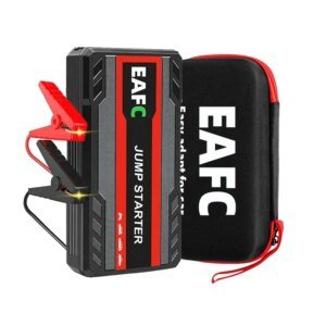 EAFC arrancador de batería de coche banco de energía arrancador de batería de coche 600A12V dispositivo de arranque automático con luz LED para refuerzo de batería automática Buster