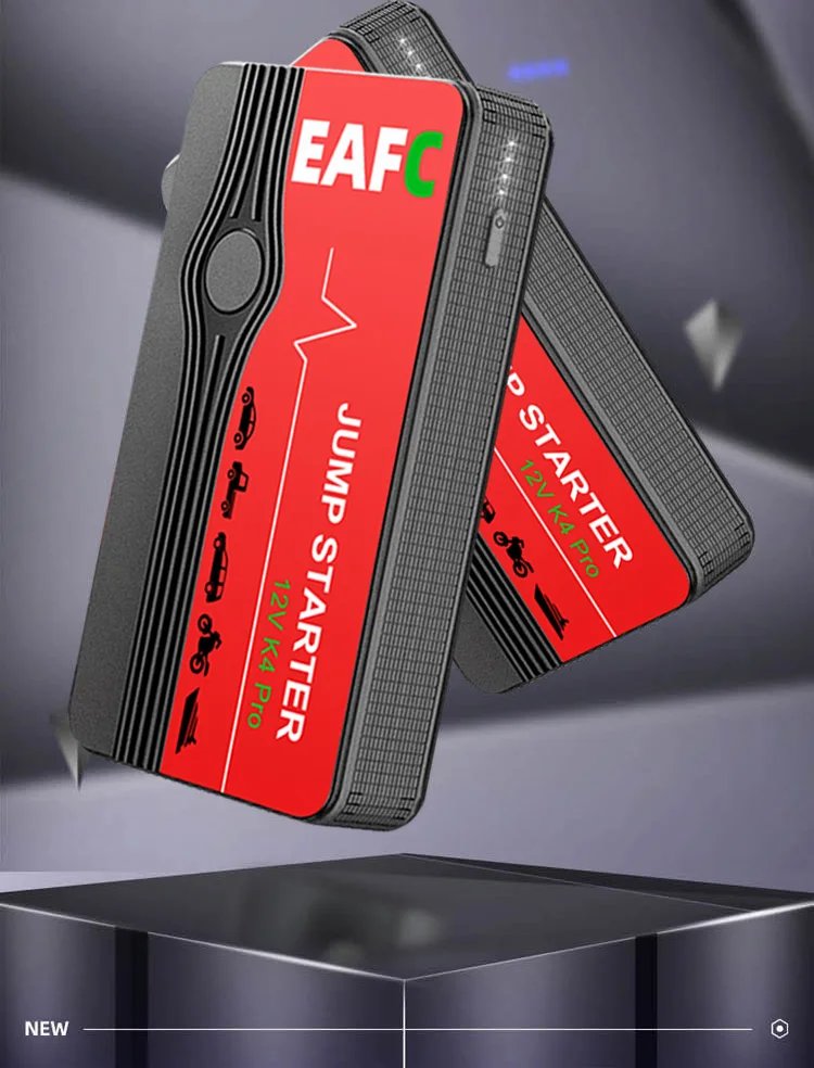 EAFC arrancador de batería de coche banco de energía arrancador de batería de coche 600A12V dispositivo de arranque automático con luz LED para refuerzo de batería automática Buster