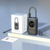 Bomba infladora inalámbrica portátil recargable para coche, inflador de neumáticos, compresor de aire, pantalla de visualización