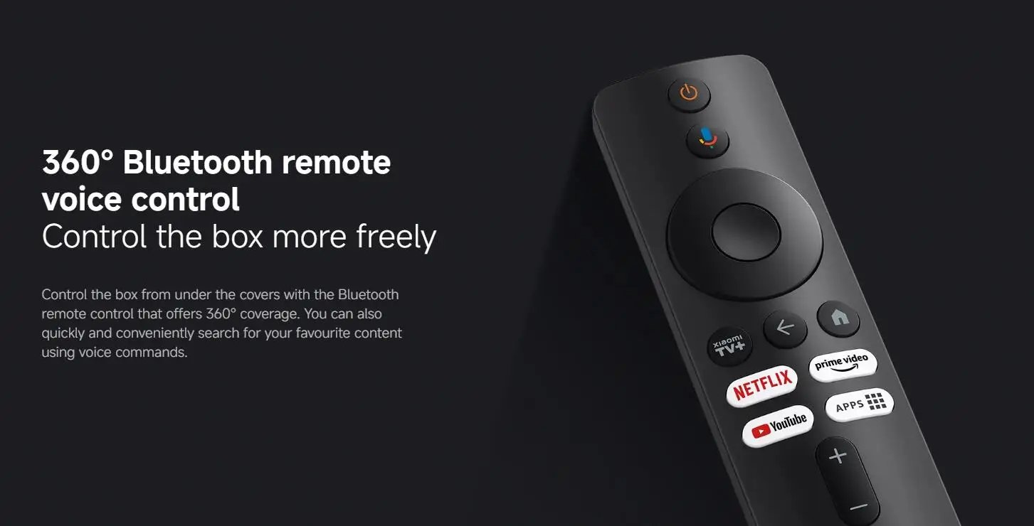 Nuevo Xiaomi TV Box S 3rd Gen, Smart Android TV Box 4K UHD reproductor multimedia, Dolby Vision HDR10 + asistente de Google decodificador de TV de Google