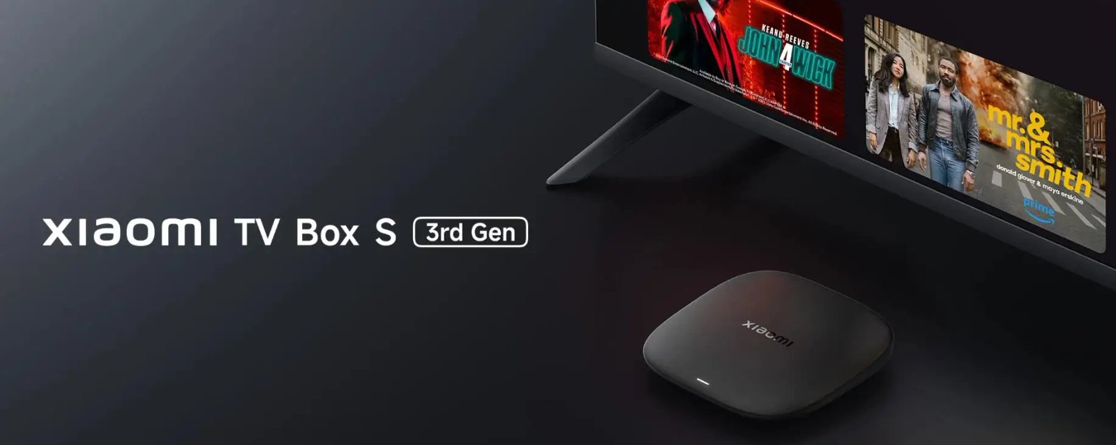 Nuevo Xiaomi TV Box S 3rd Gen, Smart Android TV Box 4K UHD reproductor multimedia, Dolby Vision HDR10 + asistente de Google decodificador de TV de Google