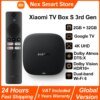 Nuevo Xiaomi TV Box S 3rd Gen, Smart Android TV Box 4K UHD reproductor multimedia, Dolby Vision HDR10 + asistente de Google decodificador de TV de Google