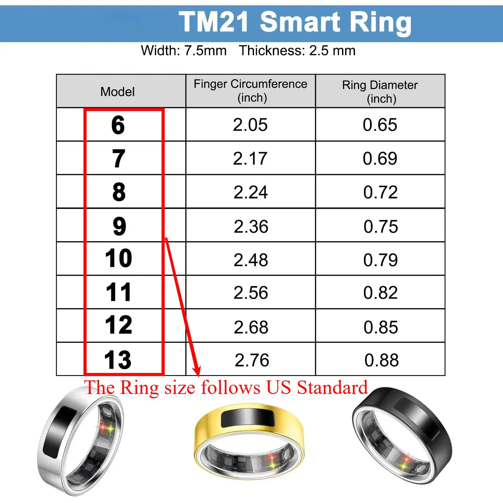 Anillo Inteligente con Vibración, Notificaciones de Llamadas y Mensajes, Alerta Silenciosa, Monitoreo de Ritmo Cardíaco y Estrés