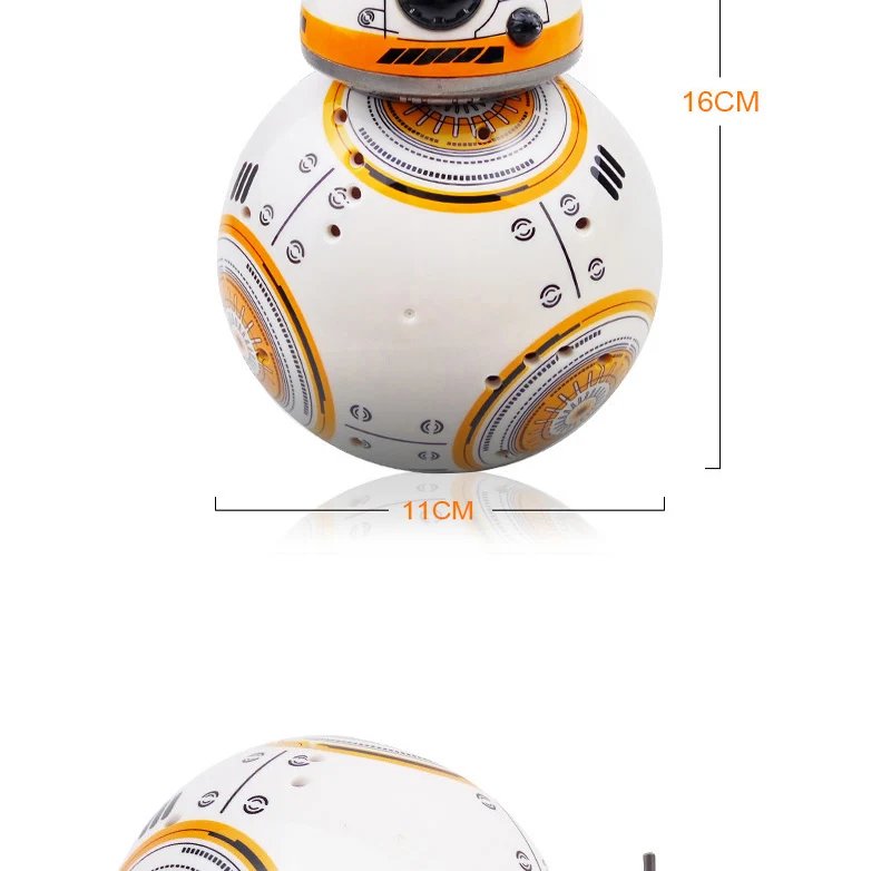Intelligent RC Robots Remote Control 2.4G Action Figure Droid Ball With Sound RC Robot Car Electric Model Toys Gift For Children