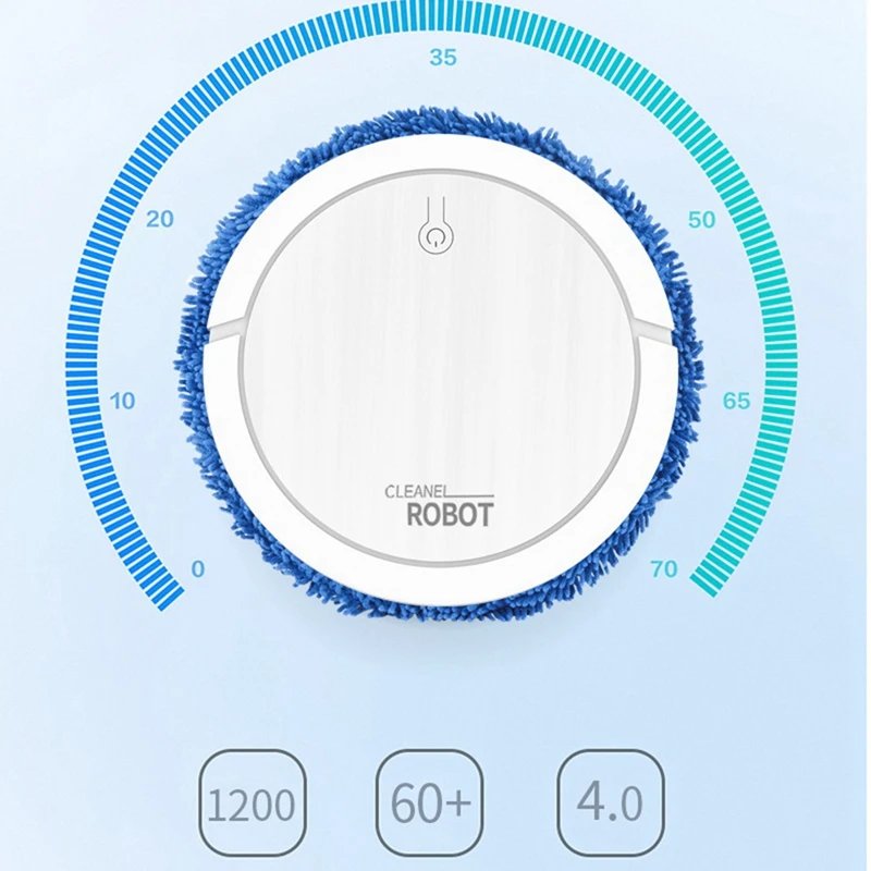 Smart Mopping Robot Vacuum Cleaner Dry Wet All-Around Cleaning Strong Suction Auto-Charging Home Cleaner