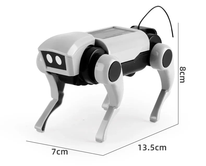 Remote Control Mechanical Dog Robot Toy – DIY Assembling Model Electric Set for Children Science Teaching Boys Kids Gift