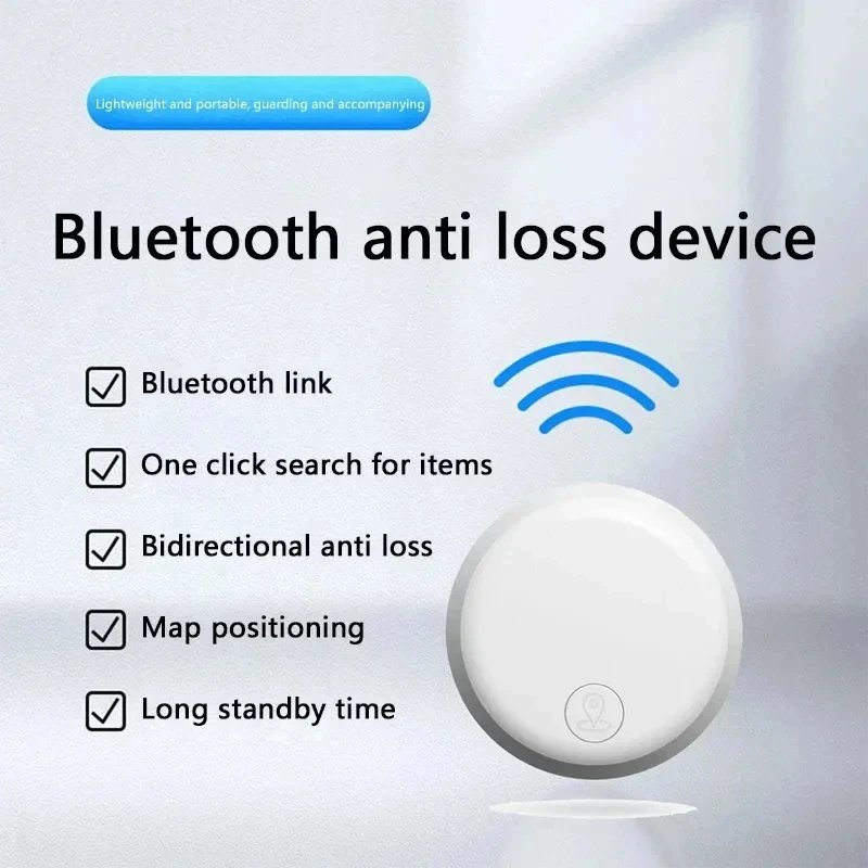Lenovo Bluetooth GPS Smart Tracker Anti-Lost Reminder Device Bags Elderly Kid Air Tag Tracking Locator For IOS Android Finder