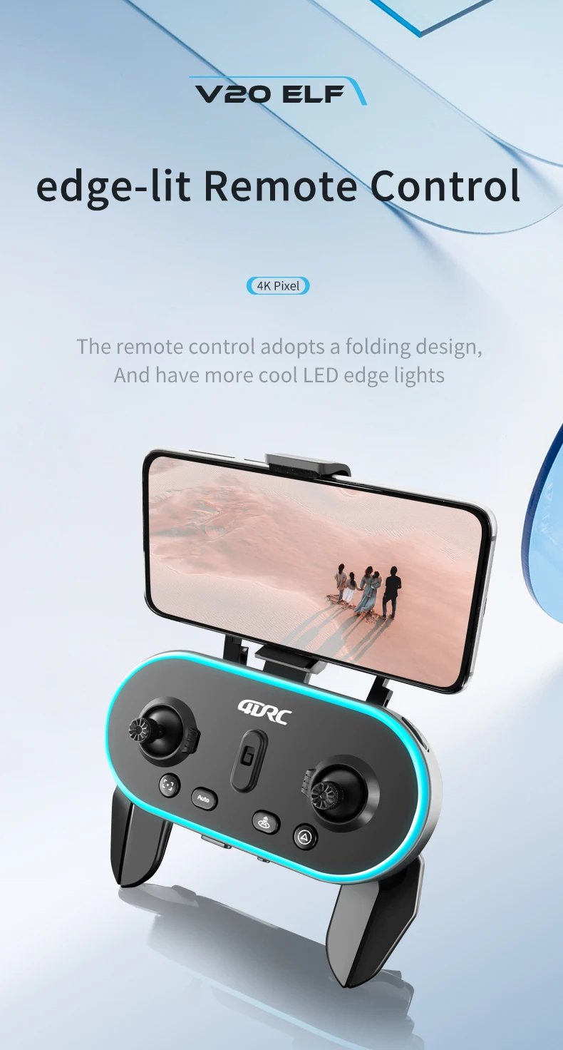 4DRC Mini V20 Drone 4K Professional Dual Camera WIFI FPV Dron Foldable RC Quadcopte Toys Helicopter Children's Gift