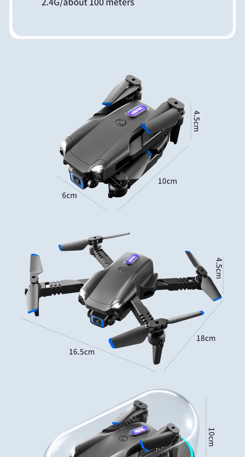 4DRC Mini V20 Drone 4K Professional Dual Camera WIFI FPV Dron Foldable RC Quadcopte Toys Helicopter Children's Gift