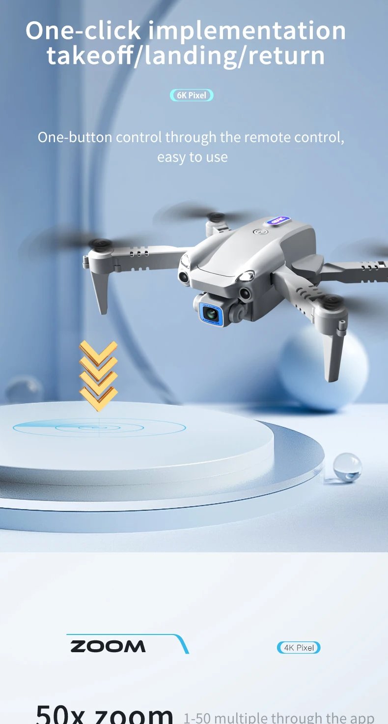 4DRC Mini V20 Drone 4K Professional Dual Camera WIFI FPV Dron Foldable RC Quadcopte Toys Helicopter Children's Gift