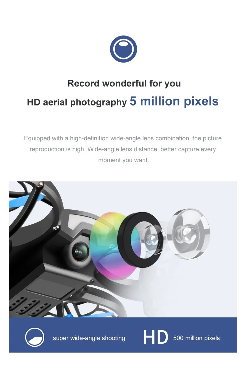 Mini Drone V8 With 4K HD Camera Wifi Fpv Air Pressure Height Maintain Foldable Quadcopter Remote Control Drone Children Boy Toys