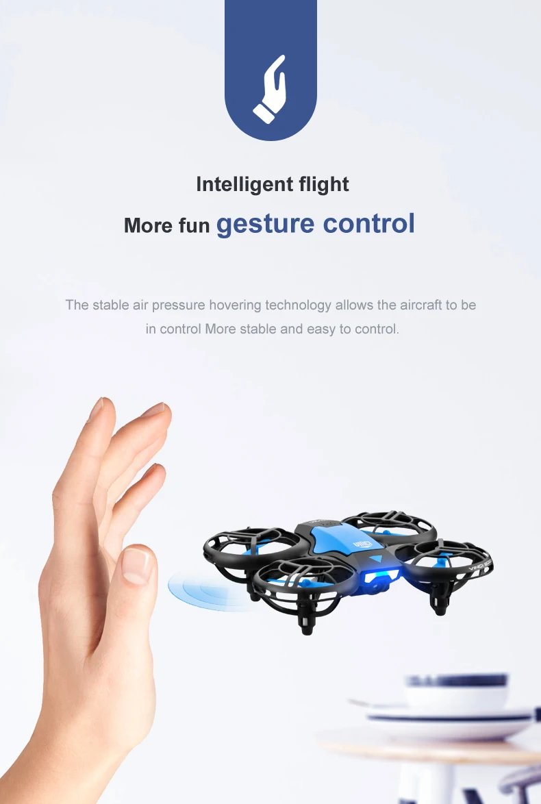 Mini Drone V8 With 4K HD Camera Wifi Fpv Air Pressure Height Maintain Foldable Quadcopter Remote Control Drone Children Boy Toys