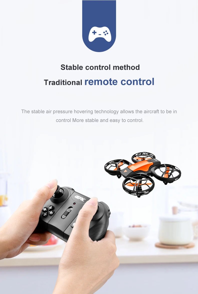 Mini Drone V8 With 4K HD Camera Wifi Fpv Air Pressure Height Maintain Foldable Quadcopter Remote Control Drone Children Boy Toys