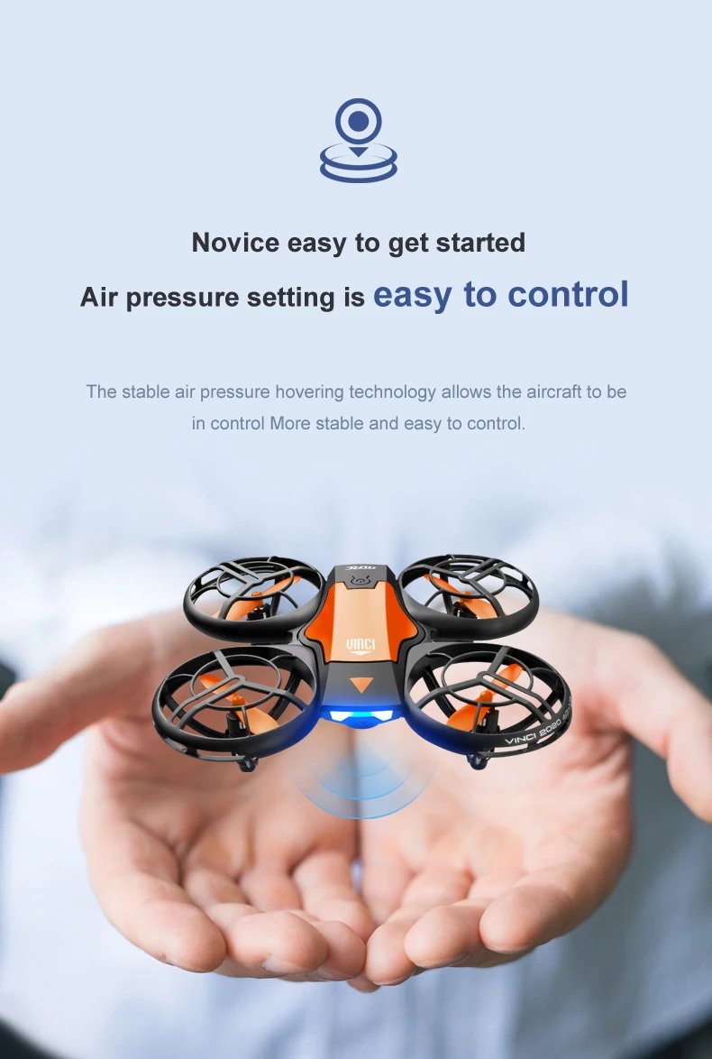 Mini Drone V8 With 4K HD Camera Wifi Fpv Air Pressure Height Maintain Foldable Quadcopter Remote Control Drone Children Boy Toys