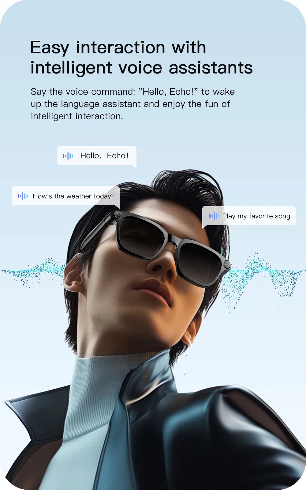 2026 New AI Real Time Translation Smart Glasses 800W Pixel Anti-shake Camera Video Recorder Dual Mic Noise Cancel Sunglasses Men