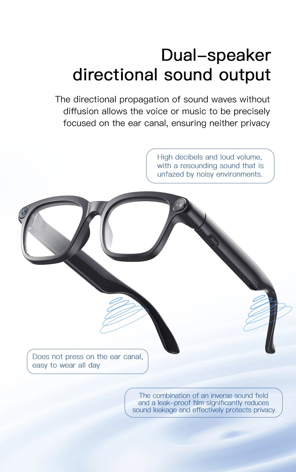 2026 New AI Real Time Translation Smart Glasses 800W Pixel Anti-shake Camera Video Recorder Dual Mic Noise Cancel Sunglasses Men