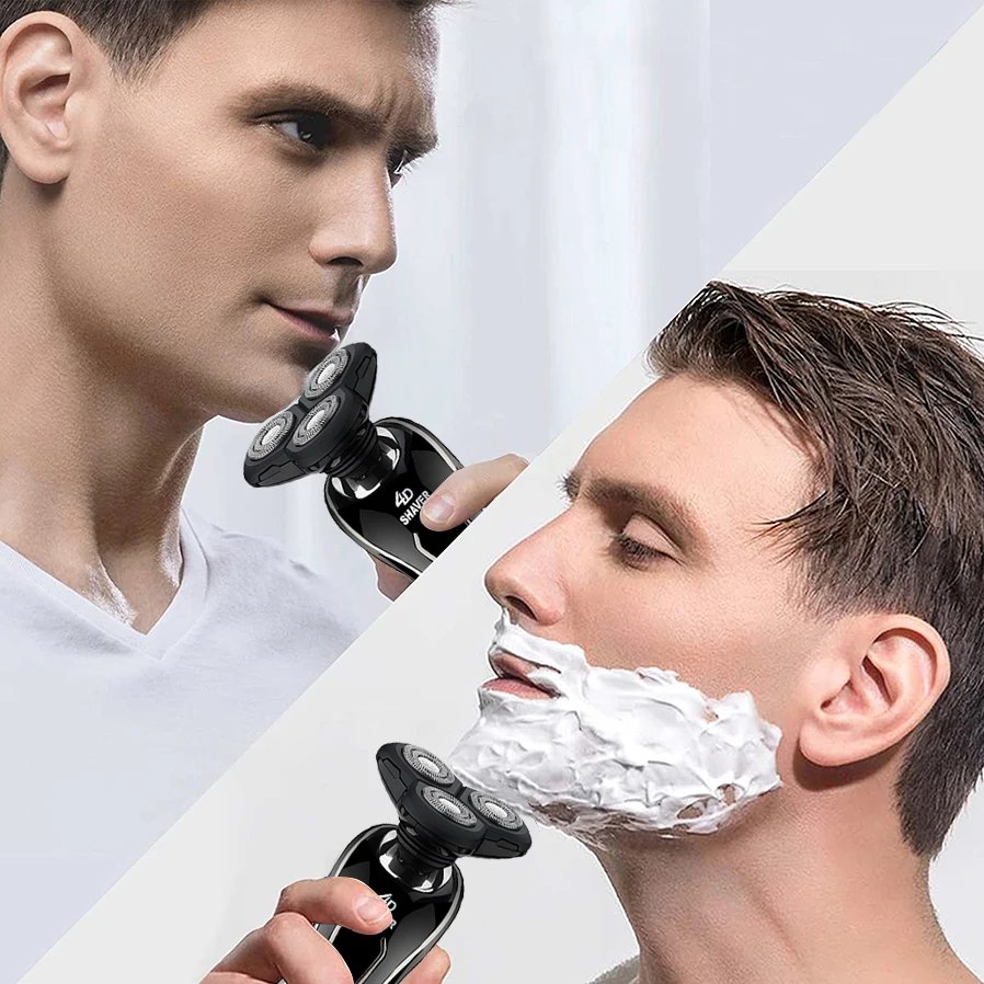 Professional Men's Electric Shaver, with Smooth and Comfortable Shaving Time, Suitable for Facial Trimming and Cleaning