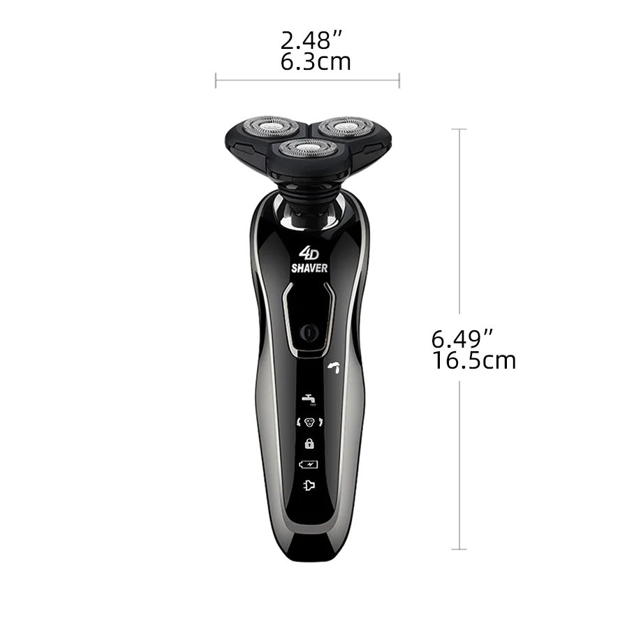 Professional Men's Electric Shaver, with Smooth and Comfortable Shaving Time, Suitable for Facial Trimming and Cleaning