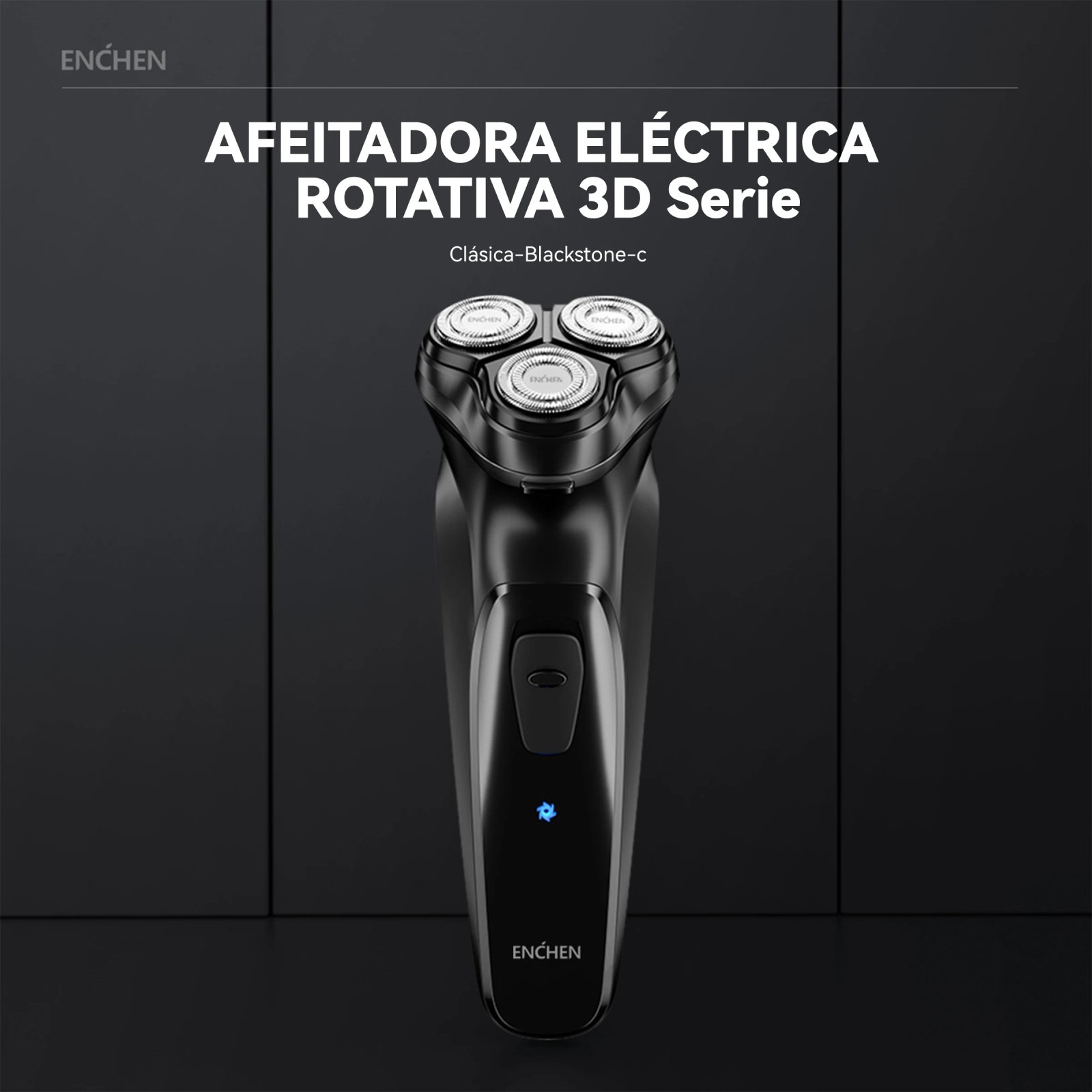 Enchen Blackstone-C Electric Rotary Shaver for Men with 3D Floating Blades, Washable, USB Type-C Rechargeable
