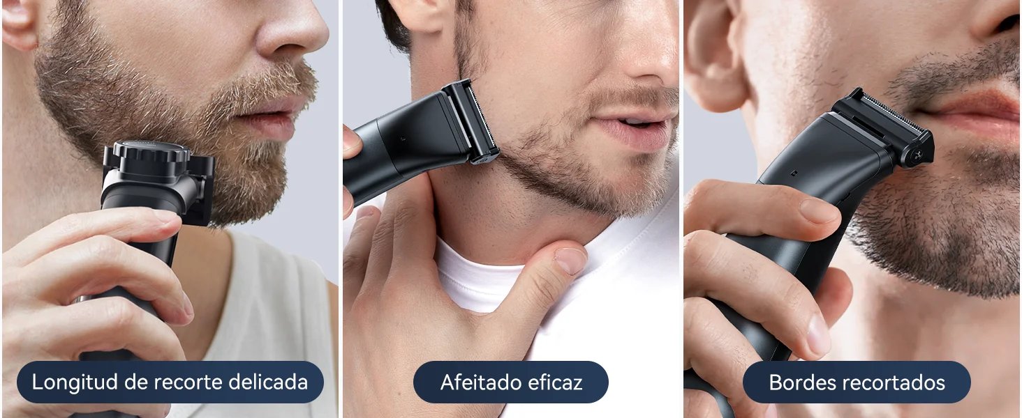 Kensen Electric Hair Trimmer Kits Men's Razor Body Hair Shaver Beard Trimmer IPX6 Hair Cutting Machine Hair Clippers for Barber