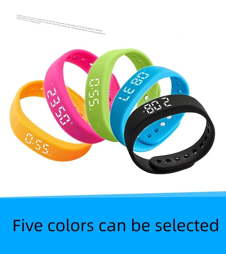 Smart Multifunctional Fitness Bracelet IP65 Waterproof Sports Watch LED Activity Sleep Tracker Pedometer Wristband