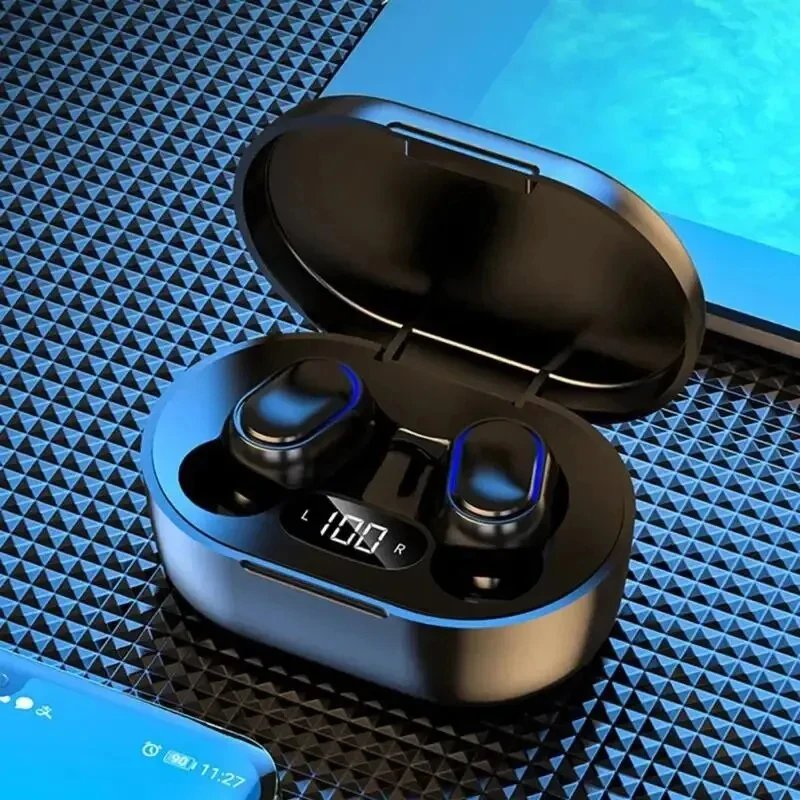 E7S Tws Wireless Bluetooth Headphones, Sports Headphones with Control, Microphone, Music, Work on All Smartphones
