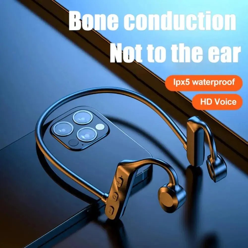 K69 Bone Conduction Headphones 2026 Bluetooth 5.3 Open Ear Wireless Sport Earbuds with Mic IPX5 Waterproof for Running Cycling