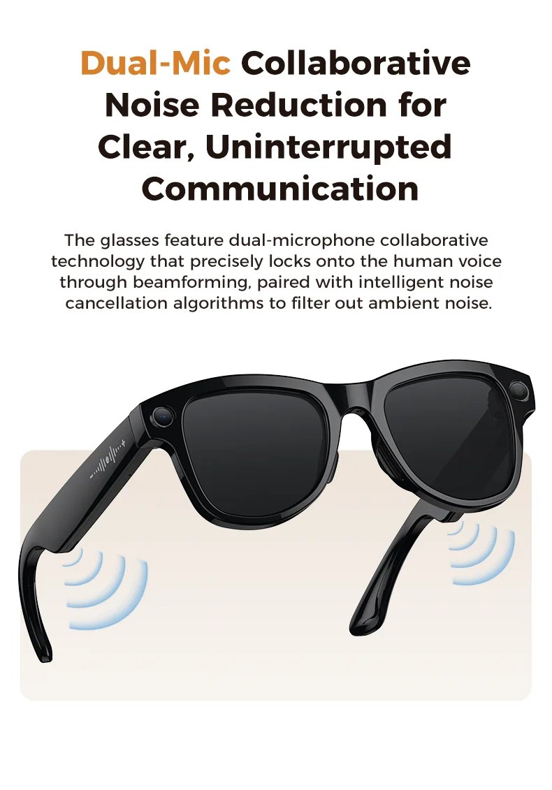 AI Smart Glasses 800W HD Pixel Camera Video Recording Outdoor Sport Sunglasses ChatGpt Translation Voice Call Bluetooth glasses