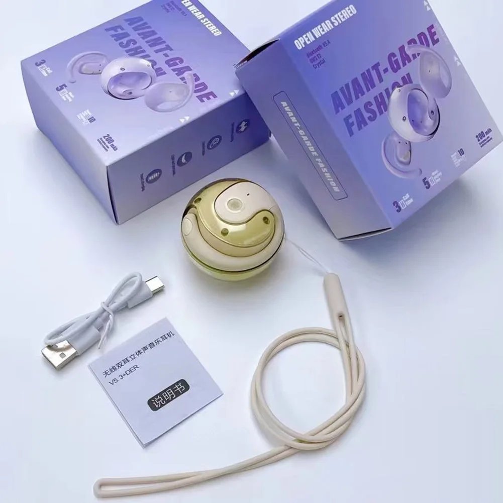 Wireless BT AI Translation Earbuds 99% Accuracy 144 Languages Translator Earbuds Translator Device Ideal for Travel and Business
