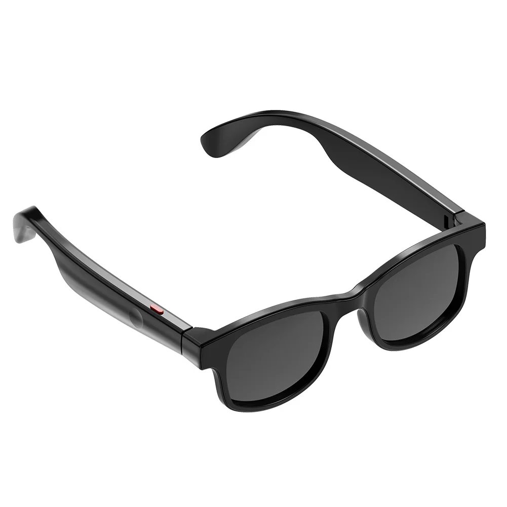 AI Translation Smart Glasses with 144 Language BT Glasses Built-in Mic & Speakers for Office Driving Cycling Outdoor Sports