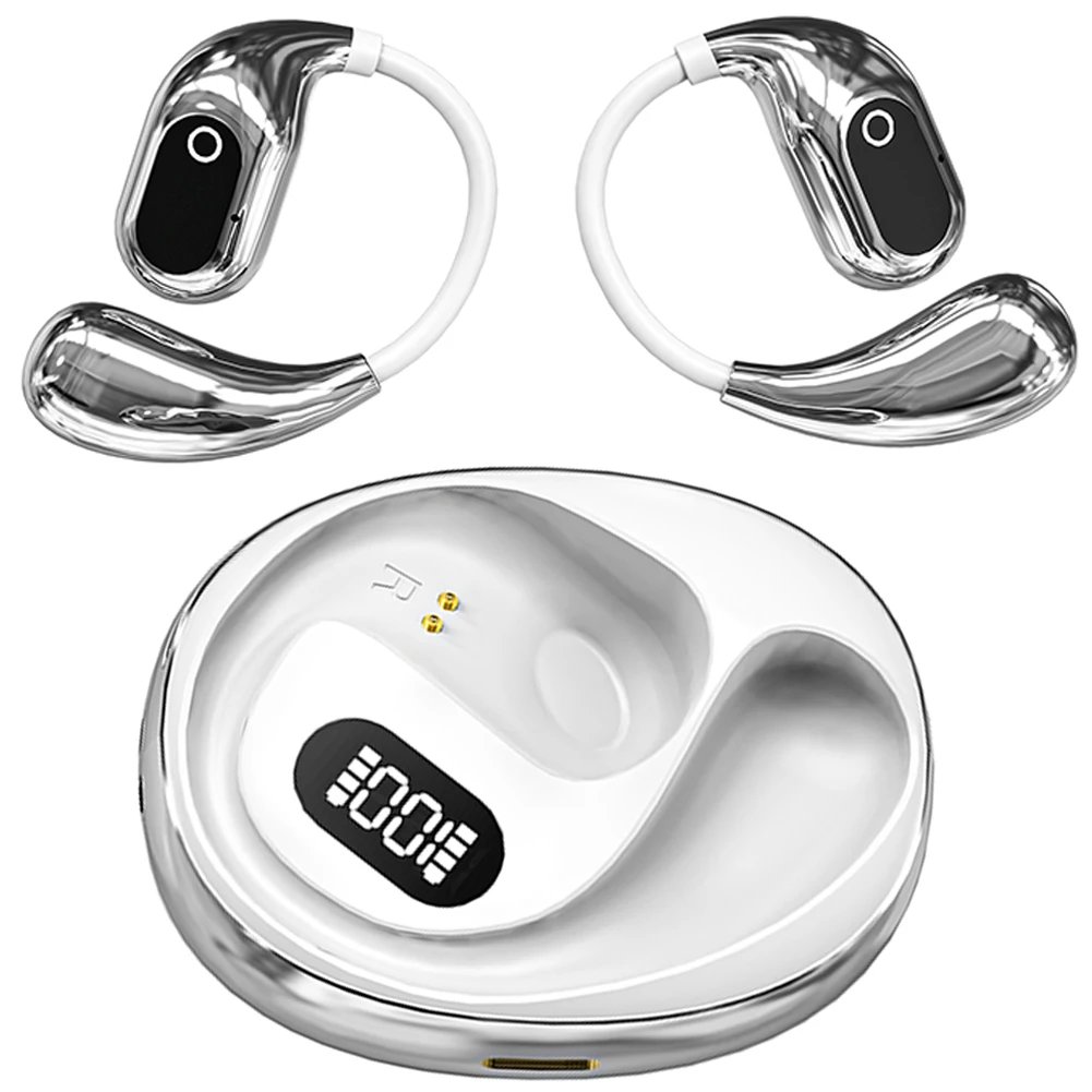 AI Real Time AI Translator Earbuds Bluetooth-Compatible 5.3 Smart Voice Translator Translator Headset for Sports Business Travel