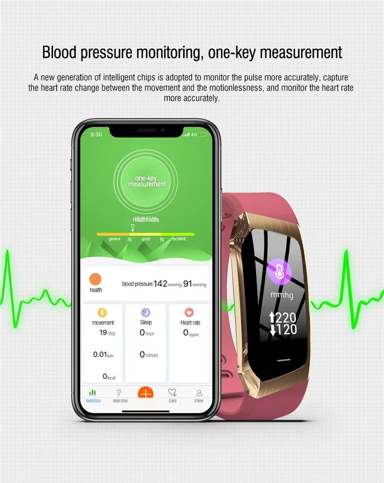 Fitness Tracker Smartwatches Blood Pressure Heart Rate Monitor Smart Bracelet Voice Call Waterproof Men Women Sport Wrist Band