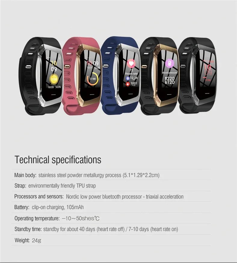 Fitness Tracker Smartwatches Blood Pressure Heart Rate Monitor Smart Bracelet Voice Call Waterproof Men Women Sport Wrist Band