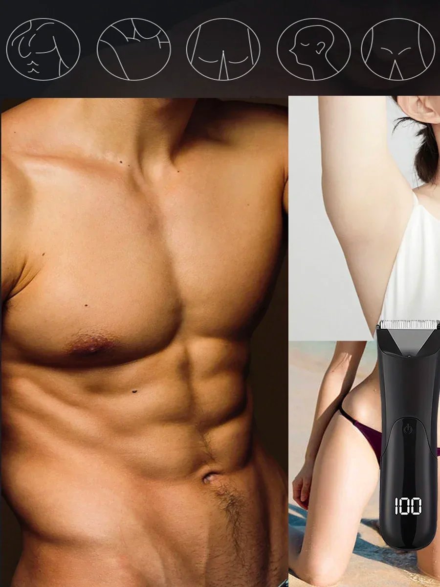 Man Body Hair Trimmer Epilator Groin Trimer For Man Beard Shaver Chest  Epilator Armpit Hair Shaver Arms Legs Hair Razors