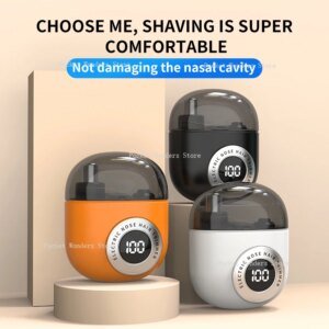 Electric Nose Hair Clipper Rechargeable Automatic Shaving Nose Trimmer Unisex Professional Washable Painless Nose Hair Trimmer