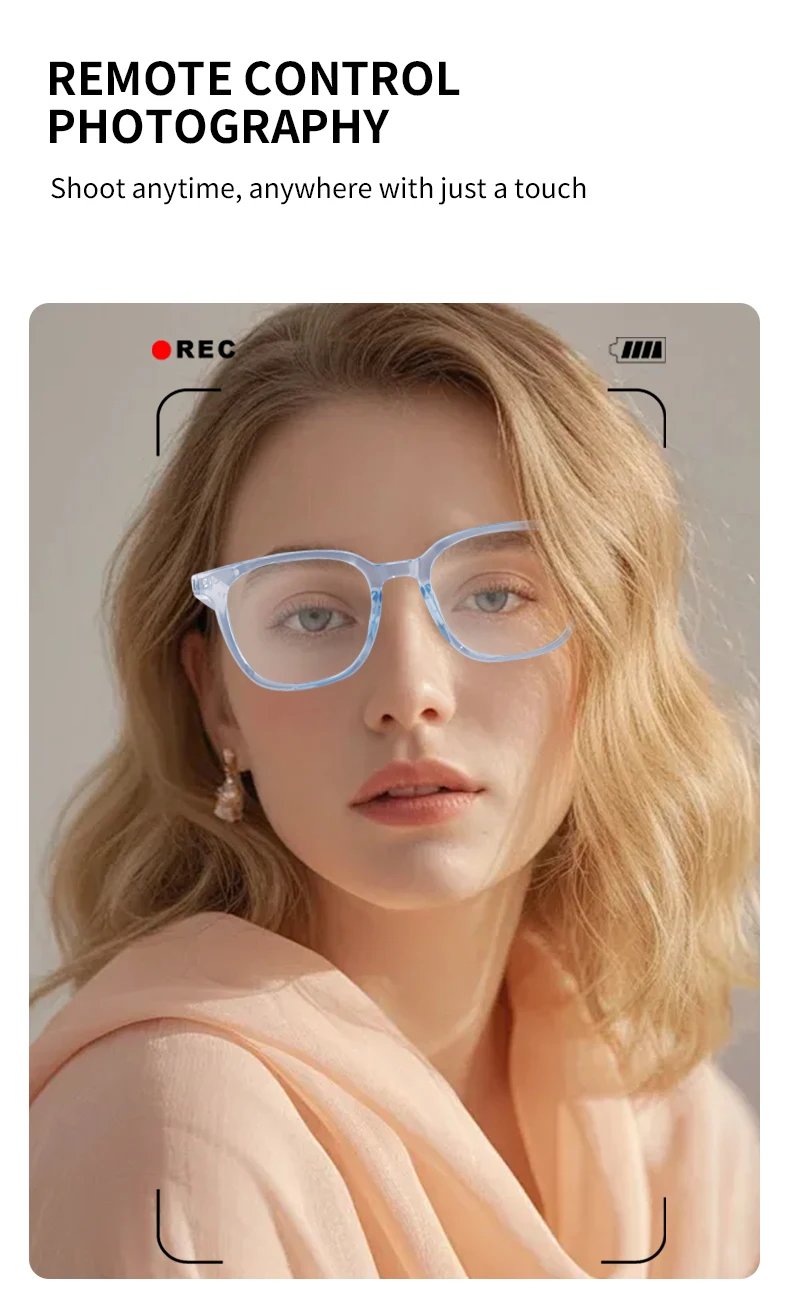 GS03 Smart Bluetooth Sunglasses AI Translation Voice Assistant Navigation Sunproof Lenses Outdoor Sports Waterproof