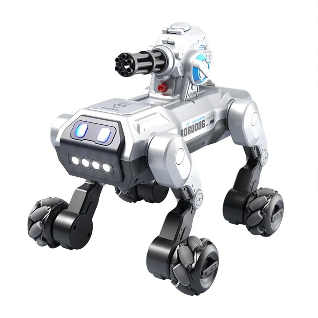 Intelligent Remote Control Robot Dog Electronic Stunt Voice Command 2.4G Remote Control Robot Dog Song Children’s Toys