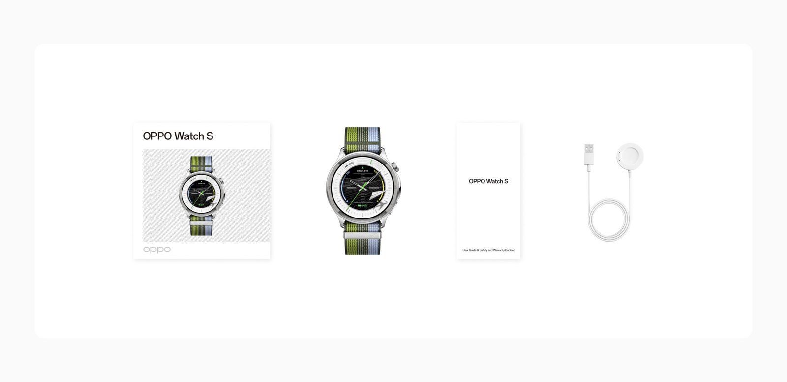 Eu version OPPO Watch S samrtwatch  1.46'' AMOLED display,10 days Battery,Heart rate monitoring,ECG Analyzer,SpO2,NFC,Galileo