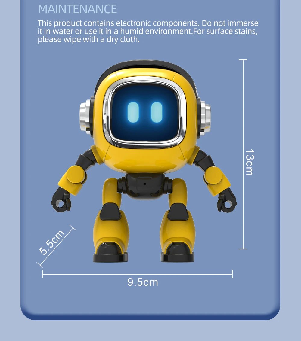 DeepSeek AI Spanish Version Intelligent Robot Kids Toy Voice Interactive Dialogue Educational Desktop Toy With Smart Conversatio