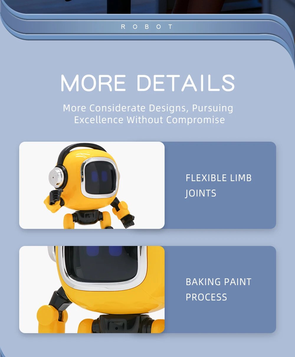 DeepSeek AI Spanish Version Intelligent Robot Kids Toy Voice Interactive Dialogue Educational Desktop Toy With Smart Conversatio