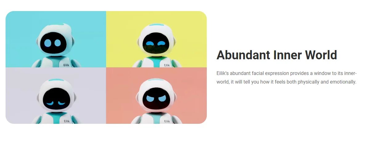 Eilik Smart Robot AI Desktop Artificial Intelligence Robots Accompany Lovely Children and Adults Ai Pets A Little Companion Bot